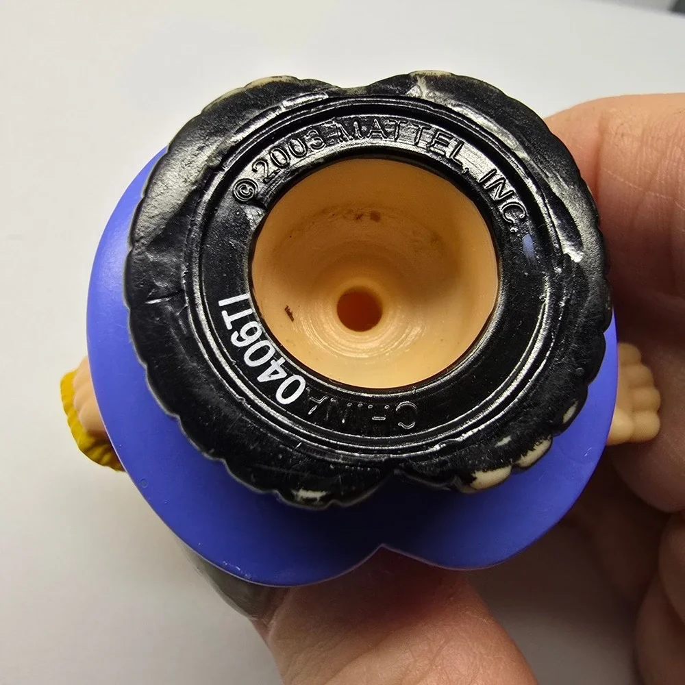 Fisher-Price Little People Eddie Figure 2005 Frog Sponge Boy Blue Yellow Vintage